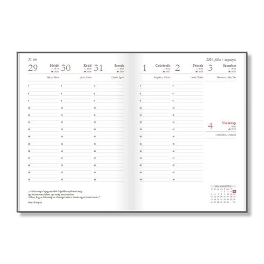 *46885 TANÁRI ZSEBKÖNYV 2025-2026 PD mintás