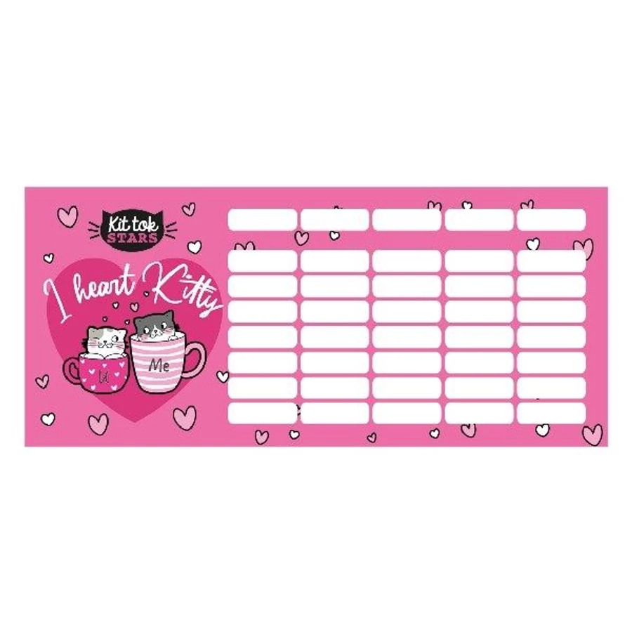 *47296 ÓRAREND LIZZY mini KitTok Heart Kitty