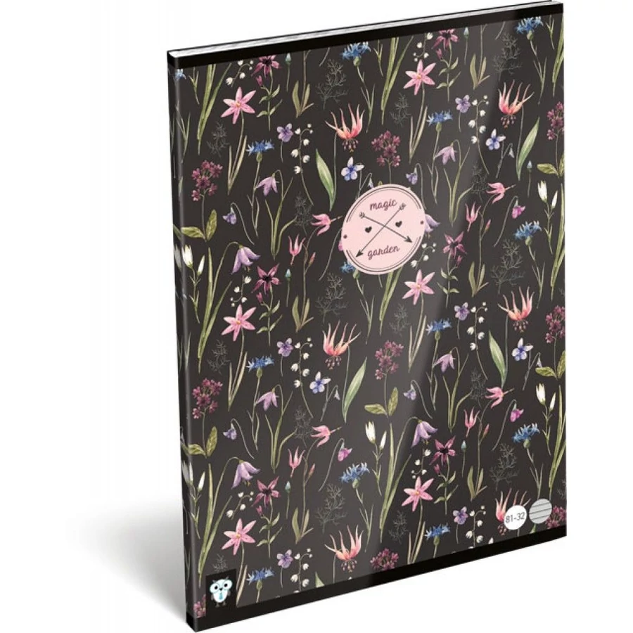 *47303 FÜZET A4 LIZZY vonalas Kis bagoly vegyes minta