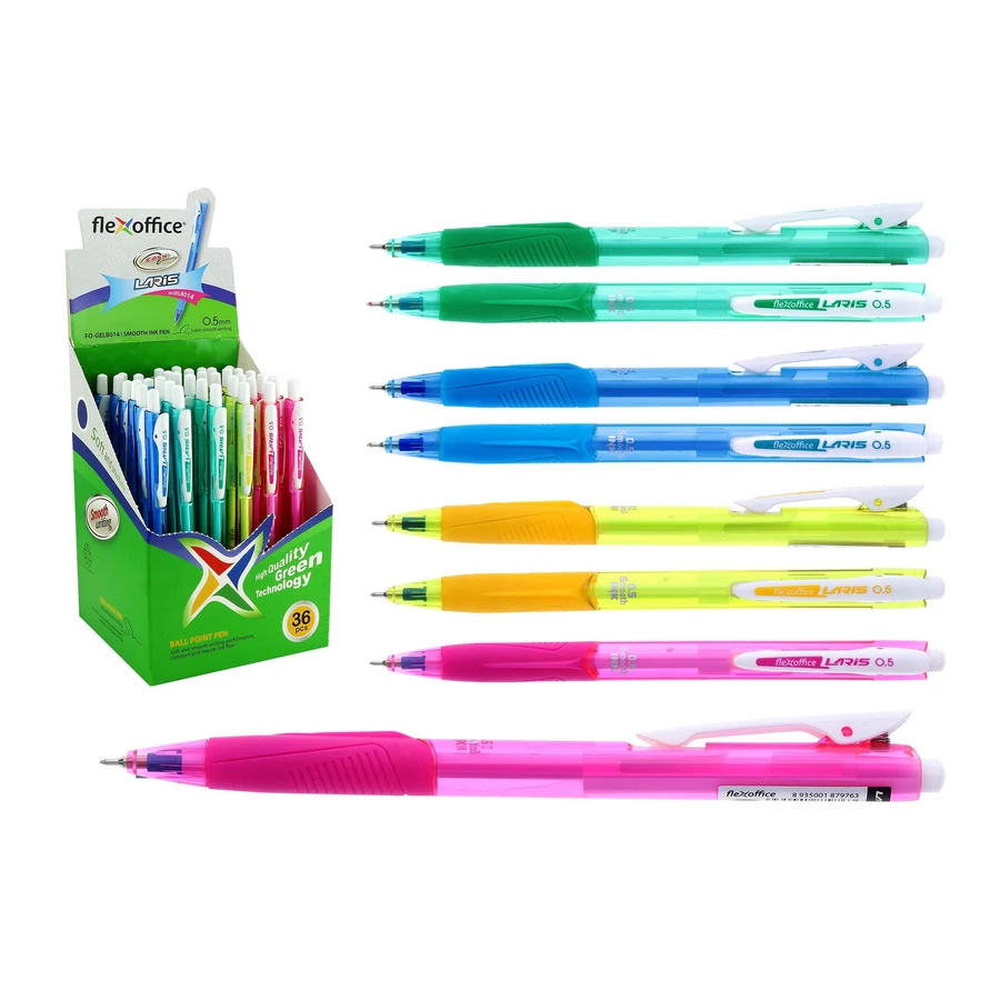 *47631 GTOLL FLEXOFICE műa. átlátszó színes test, kék tinta