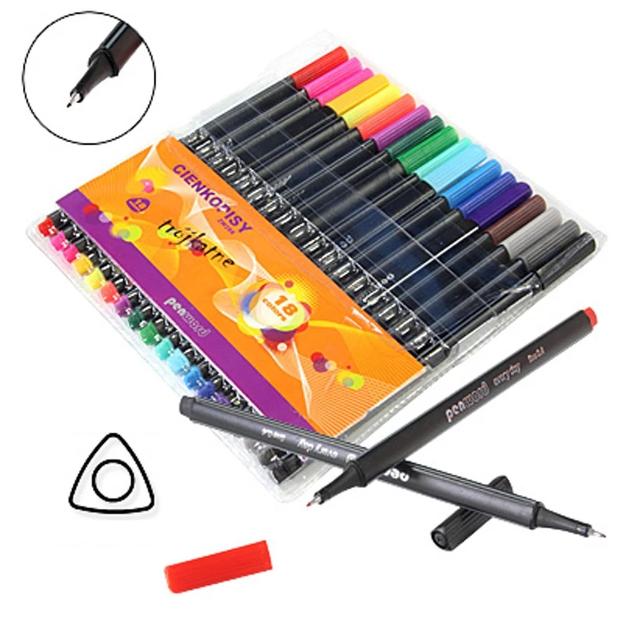 *47662 ROSTIRON tűfilc készlet 18db SAKO TRIÓ 0,4mm