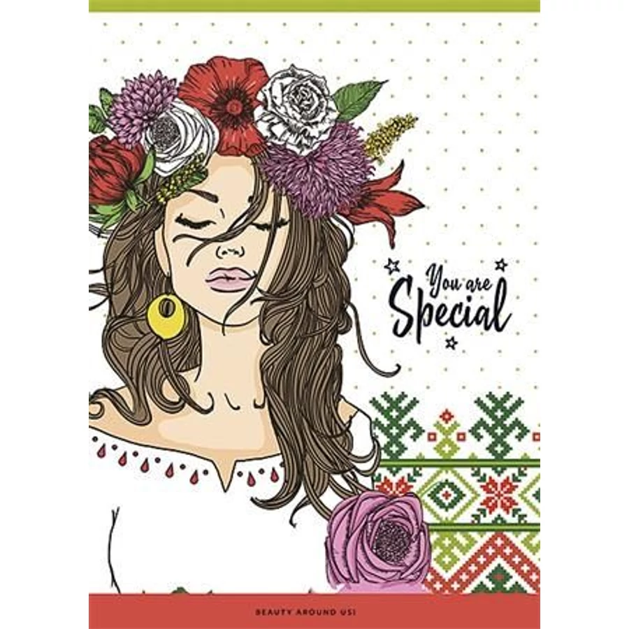 *47860 FÜZET A5  SHKOLYARYK vonalas 80l You are Special