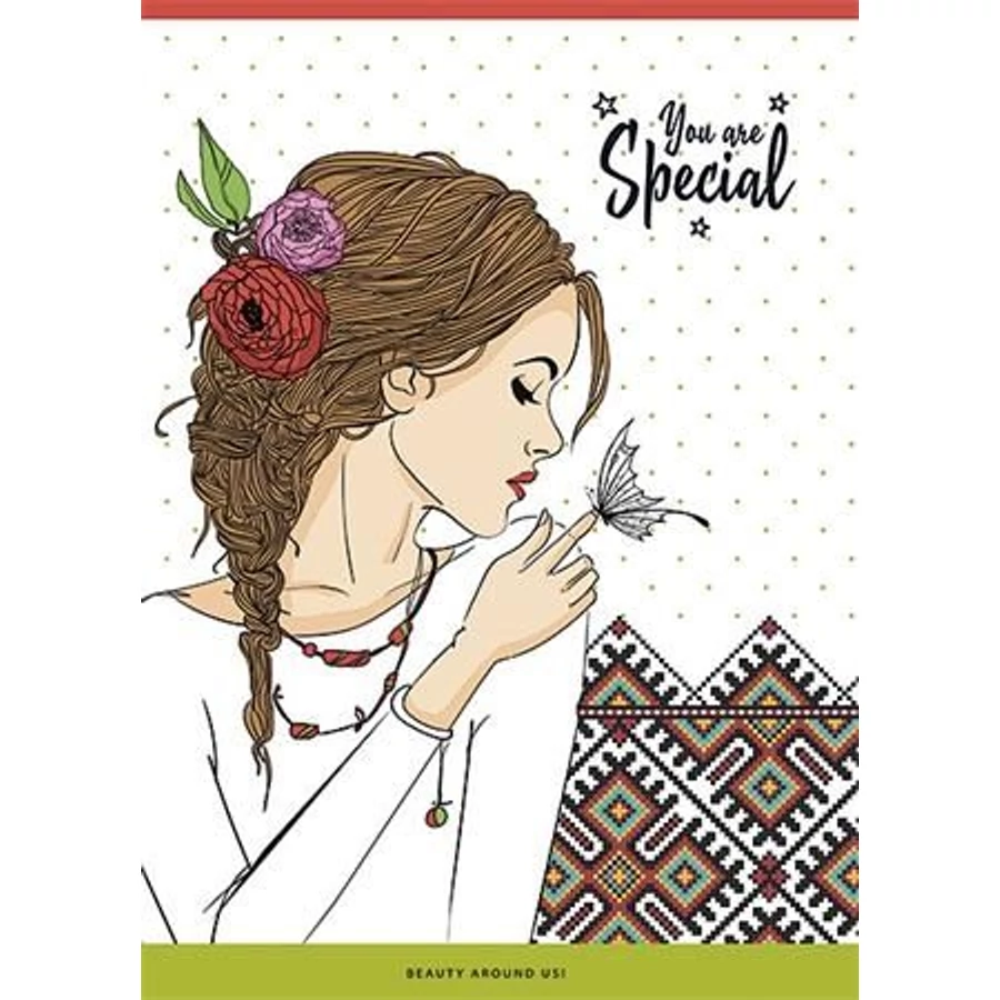 *47860 FÜZET A5  SHKOLYARYK vonalas 80l You are Special