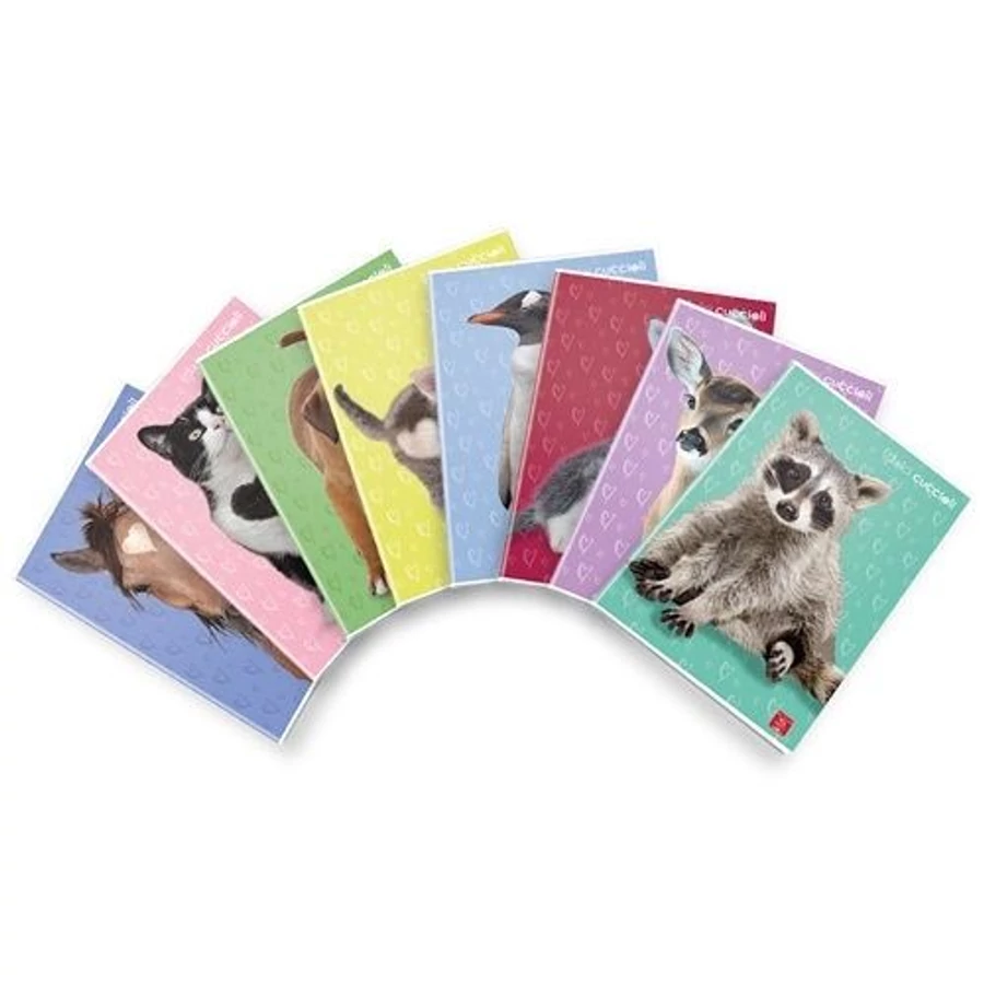 *47888 FÜZET A4 PIGNA vonalas 42lap Dolci Cuccioli