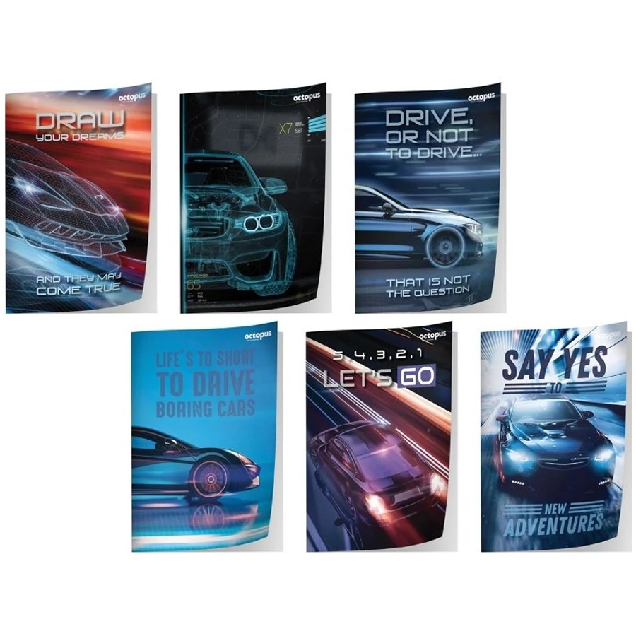 *47901 FÜZET A4 OCTOPUS vonalas 52l.  UNL-1784