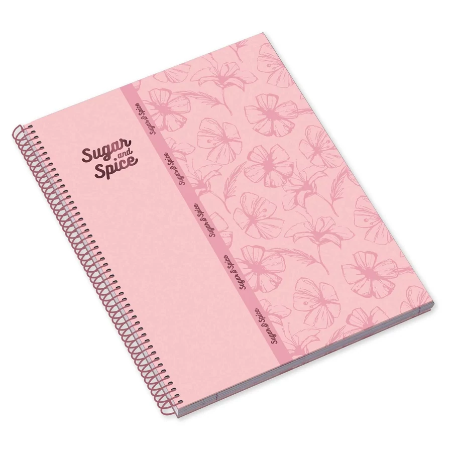 *47960 FÜZET spirál A4 Ambar # 80l  Sugar&Spice