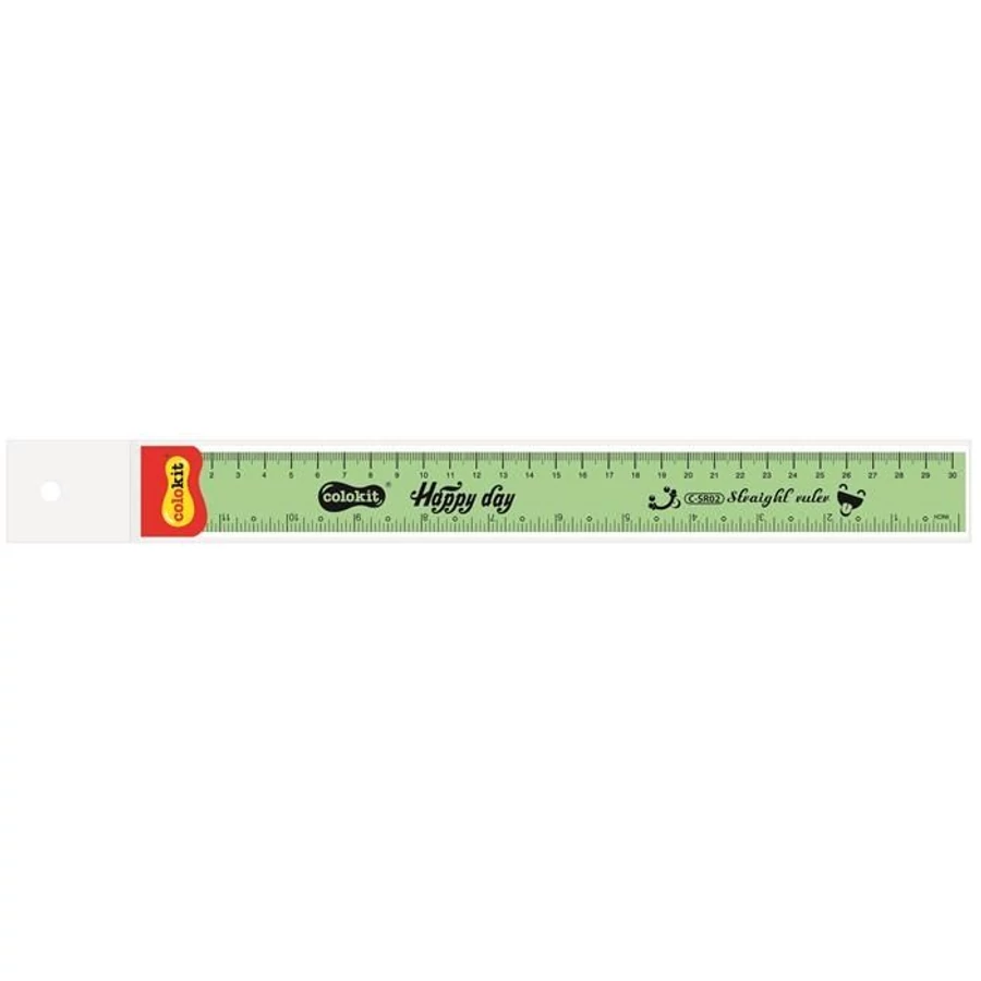 *48934 VONALZÓ egyenes 30cm hajlítható műa. COLOKIT C-SR02