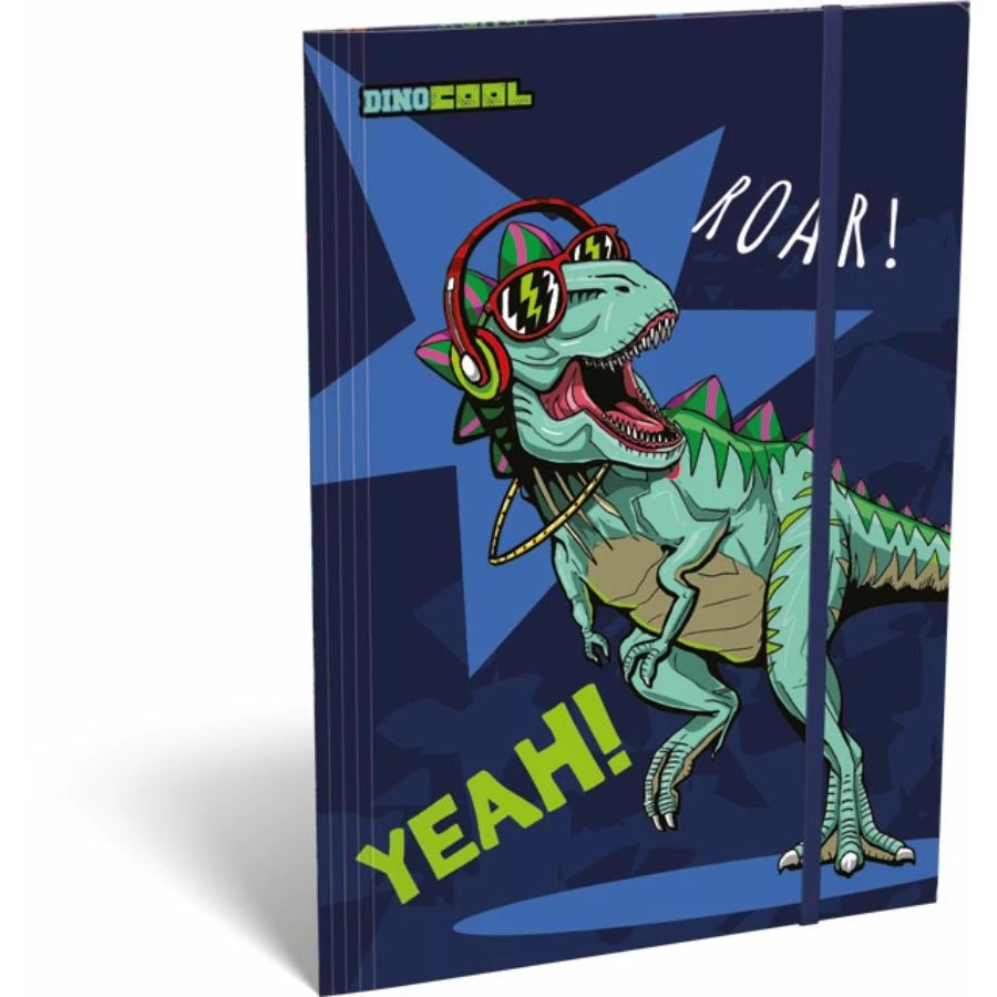 GUMIS DOSSZIÉ A4 LIZZY  Dino Cool Dino Roar