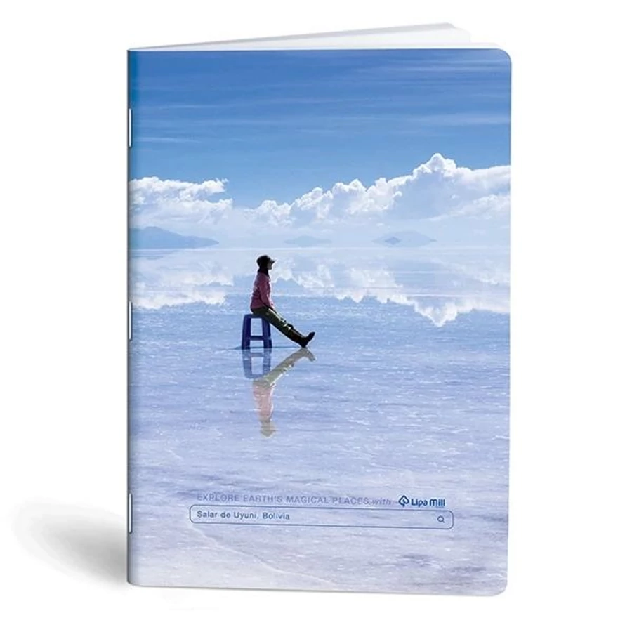 *49345 FÜZET A4  Lipamill 40l vonalas Travel applikációval szkennelhető lapokkal