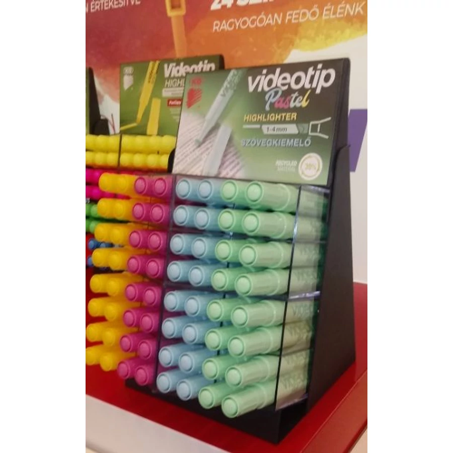 *49542 SZÖVEGKIEMELŐ VIDEOTIP  Pasztell színek