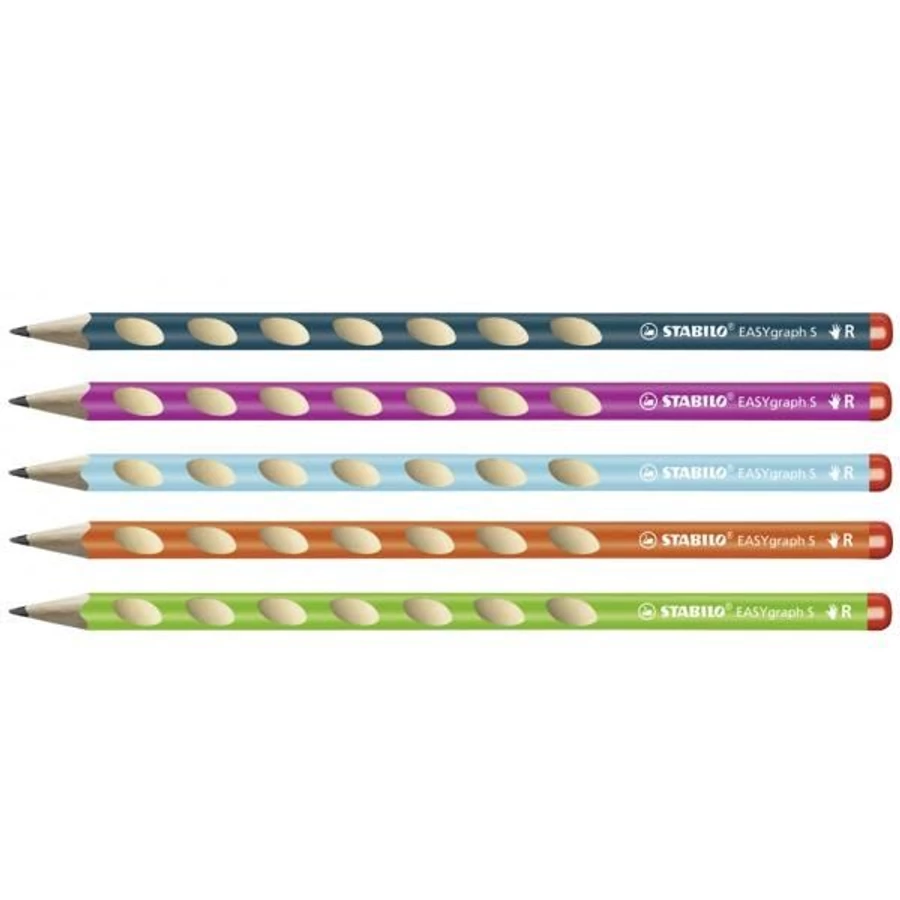 *49607 GRAFIT STABILO Easygraph balkezes  vékony HB