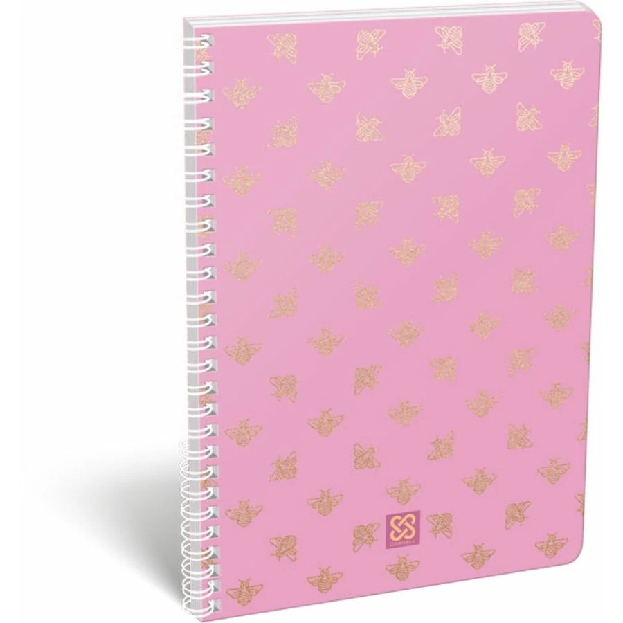 FÜZET spirál A4 LIZZY kockás 70l Lollipop23 (Pink Bee, 23059070)