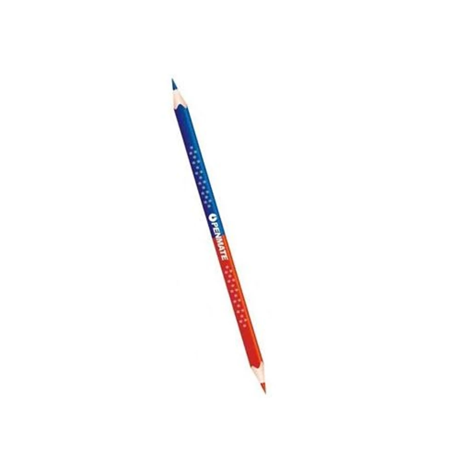 *49844 CERUZA piros-kék KOLORI Penmate Premium   vékony*