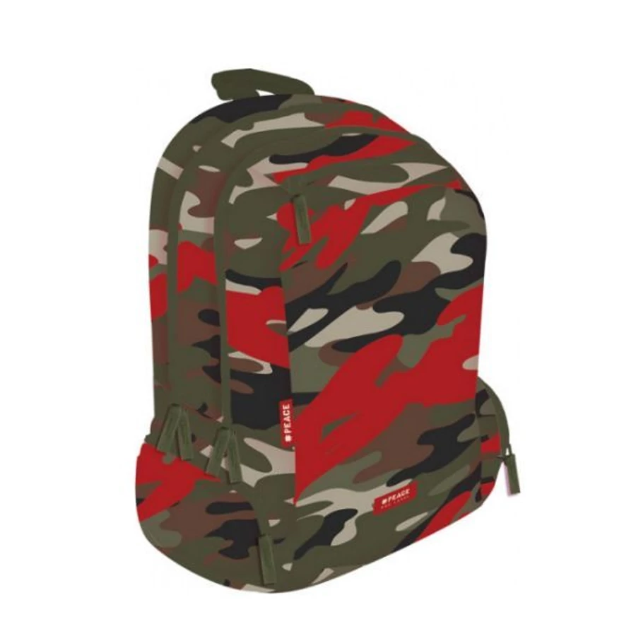 *50008 HÁTITÁSKA  LIZZY21 Teen+ #peace Red Label