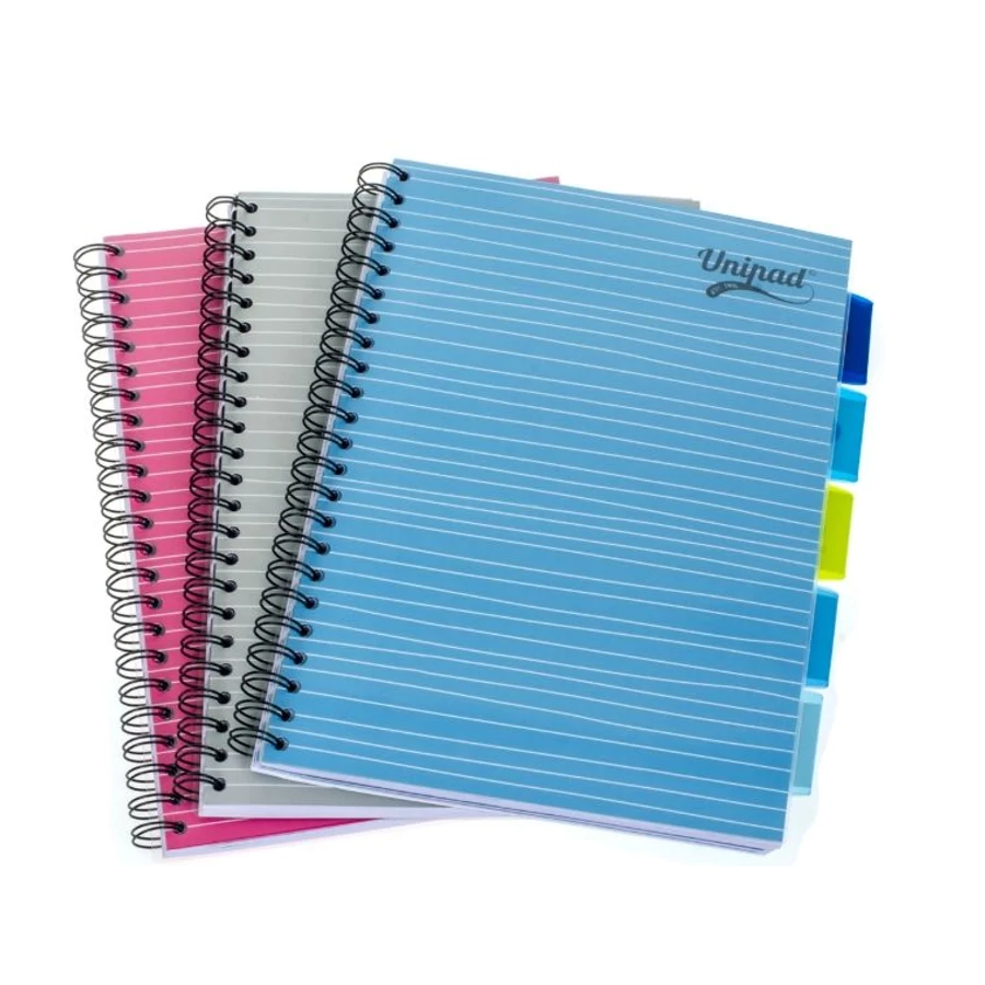 *50218 FÜZET spirál A4 PUKKA PAD Project Book Unipad 5reg.= 200old PP 6200-UNI