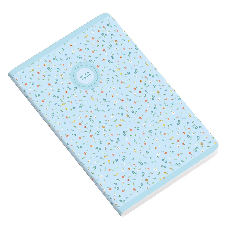 *50279 FÜZET A5 Ambar vonalas 48l  Moonflower Cherry