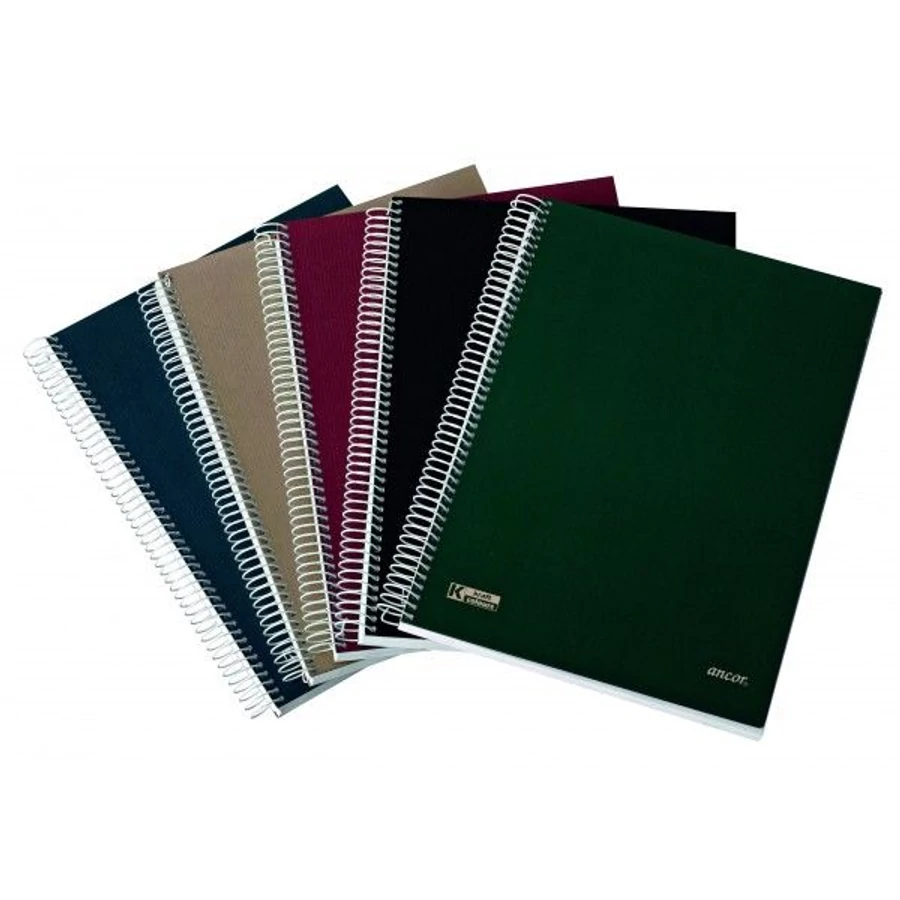 *50410 FÜZET spirál A5 ANCOR Kraft kockás  120l színregiszteres