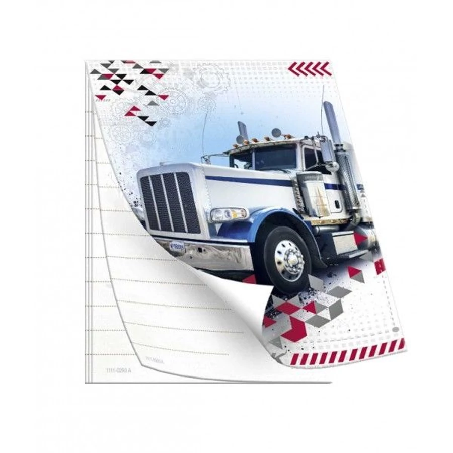 *50417 NOTESZ A6 ARGUS vegyes minta vonalas   1111-