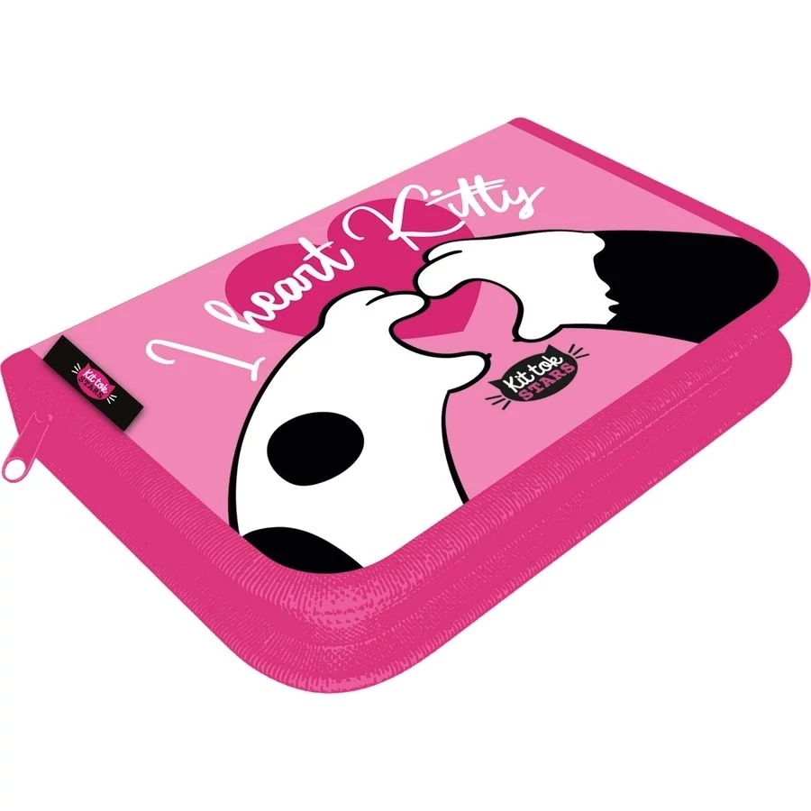 *50471 TOLLTARTÓ klapnis textil varrott LIZZY KitTok Heart Kitty