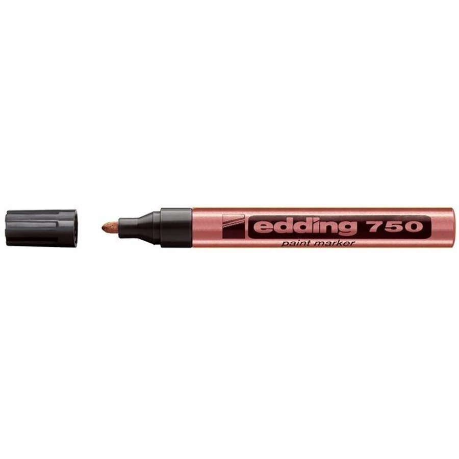 *50528 MARKER EDDING 750 lakkfilc fémház 2-4mm vörösréz