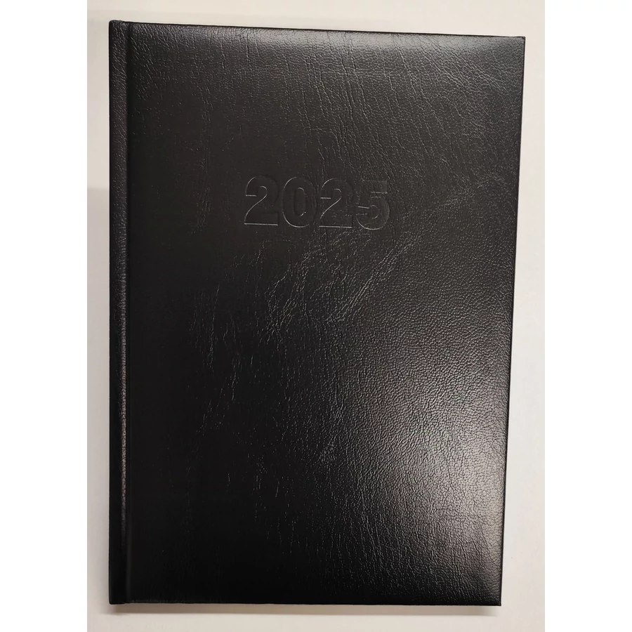 *50764 HATÁRIDŐNAPLÓ 2025 B5 heti T-Calendar Baladek Casina Balacron fekete
