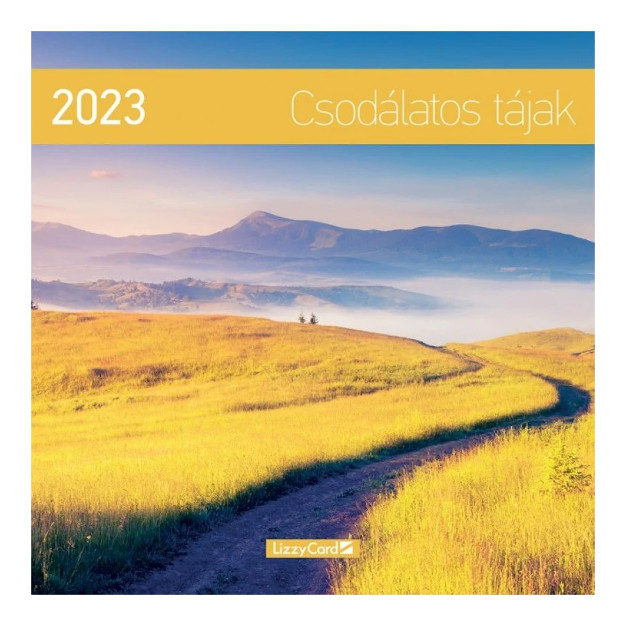 *50776 FALINAPTÁR 2023 táj Csodálatos tájak Lizzy lemez 30*30cm