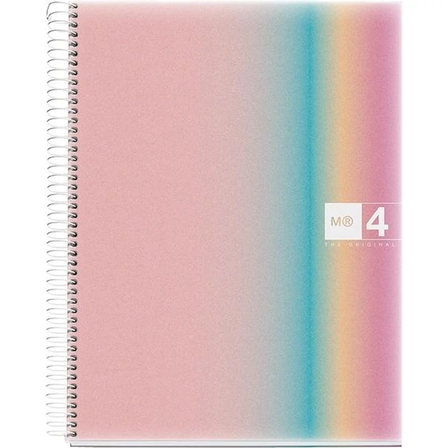 FÜZET spirál A4 MQ Aurora PP  4reg. = 4*30lap  42.. (West Bay  4258, A15294A881)