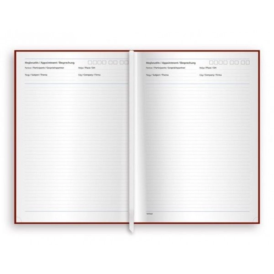 *50995 TÁRGYALÁSI napló A4 Toptimer Kalendart T160