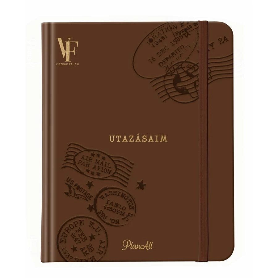*51051 HATÁRIDŐNAPLÓ 2024 B5 heti tervező PlanAll Viszkok Fruzsi Travel Planner