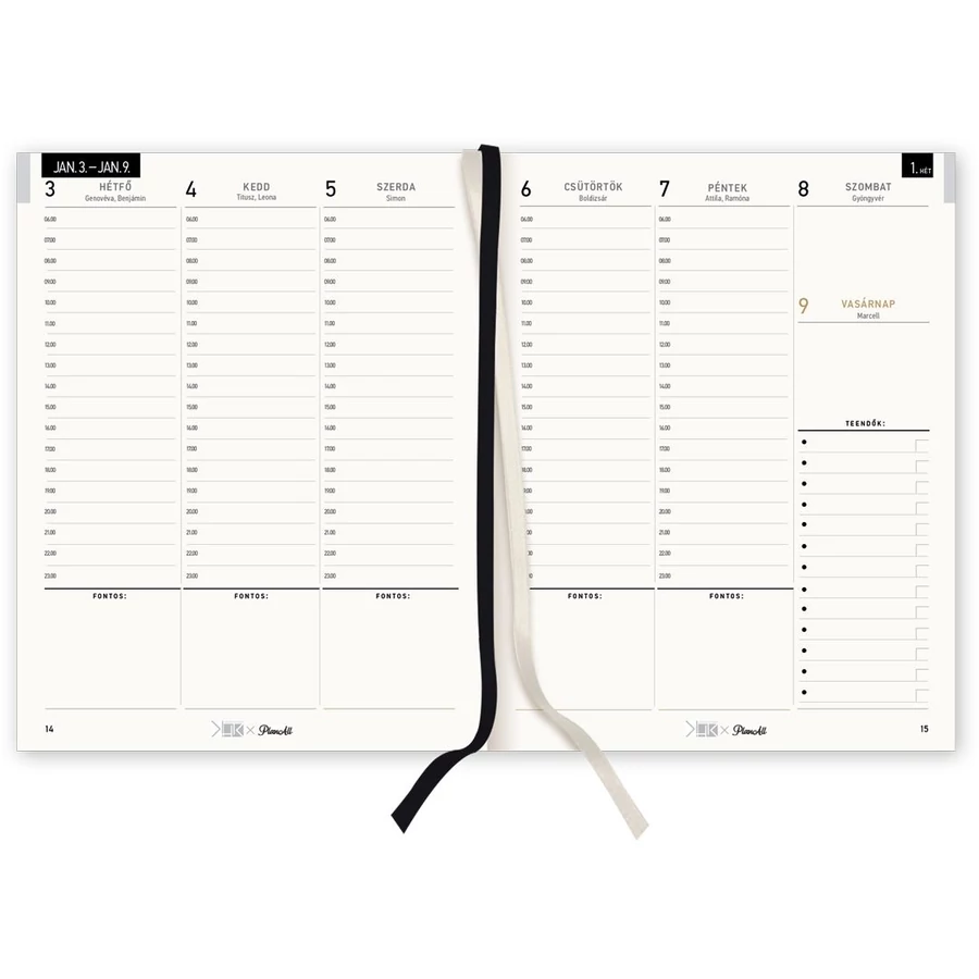 *51053 HATÁRIDŐNAPLÓ B5 Sikertervező Kende-Hoffher Krisztina Akard jobban! 2023