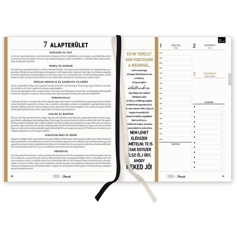 *51053 HATÁRIDŐNAPLÓ B5 Sikertervező Kende-Hoffher Krisztina Akard jobban! 2023