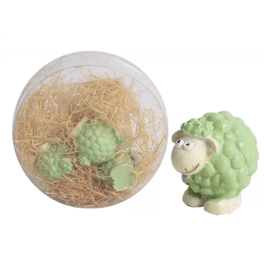 *51494 DEKOR HÚSVÉTI kerámia bari lila/zöld