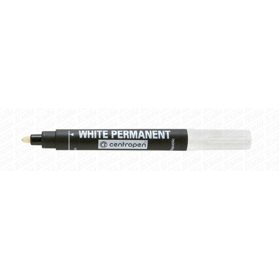 *51592 MARKER CENTROPEN vastag 2,5mm vízbázisú fehér