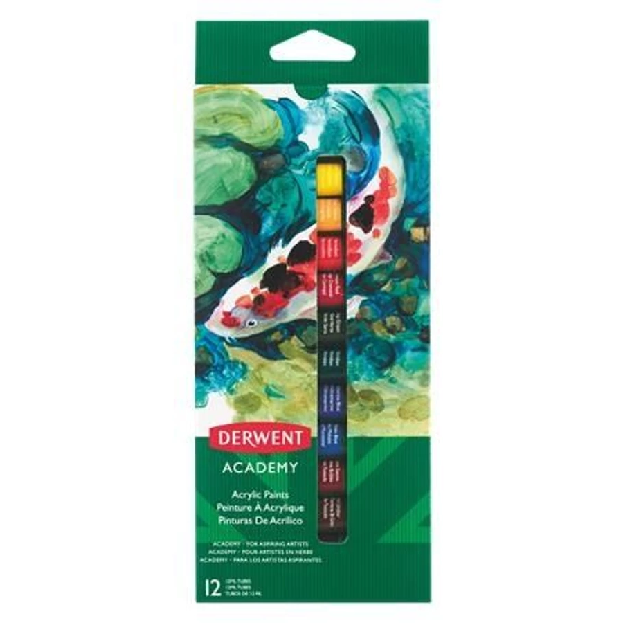 *51710 AKRILFESTÉK 12 DERWENT "Academy" 12 ml