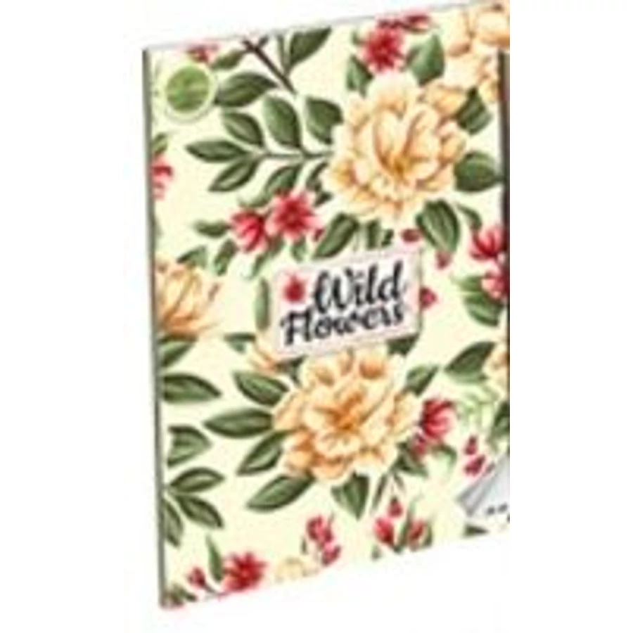 *51720 FÜZET A5 T-CREA  Eco kockás  Wild Flowers  27-40