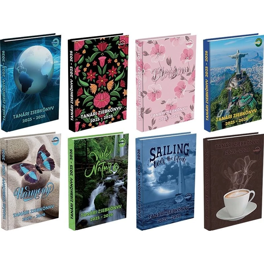 *51729 TANÁRI ZSEBKÖNYV 2025-2026 T-Creativ A6 mintás