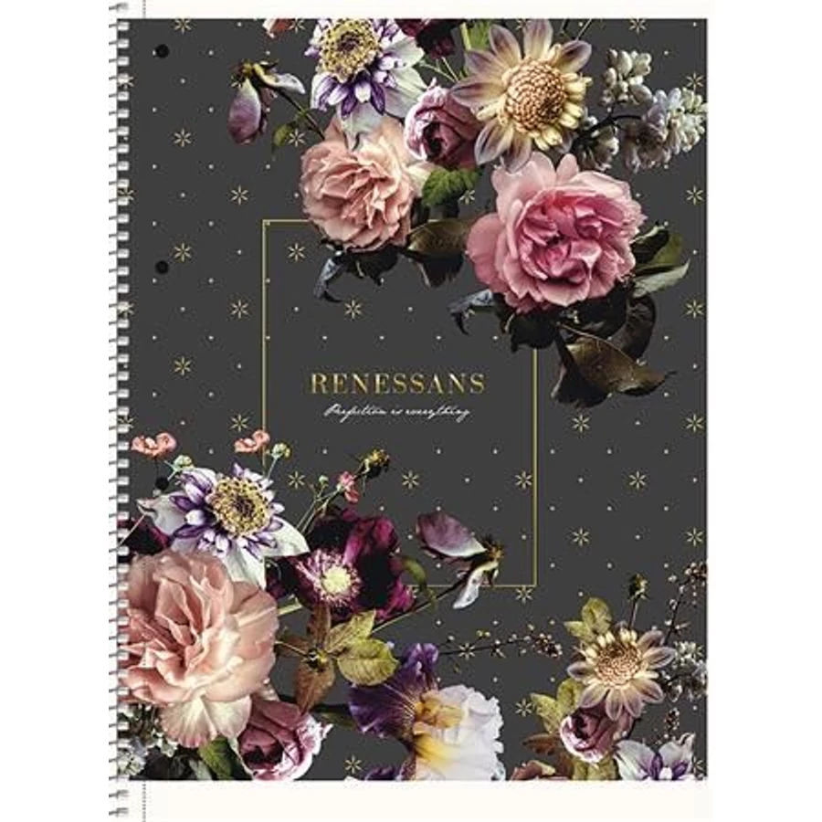 *51920 FÜZET A4+ spirál SHKOLYARYK kockás 80l