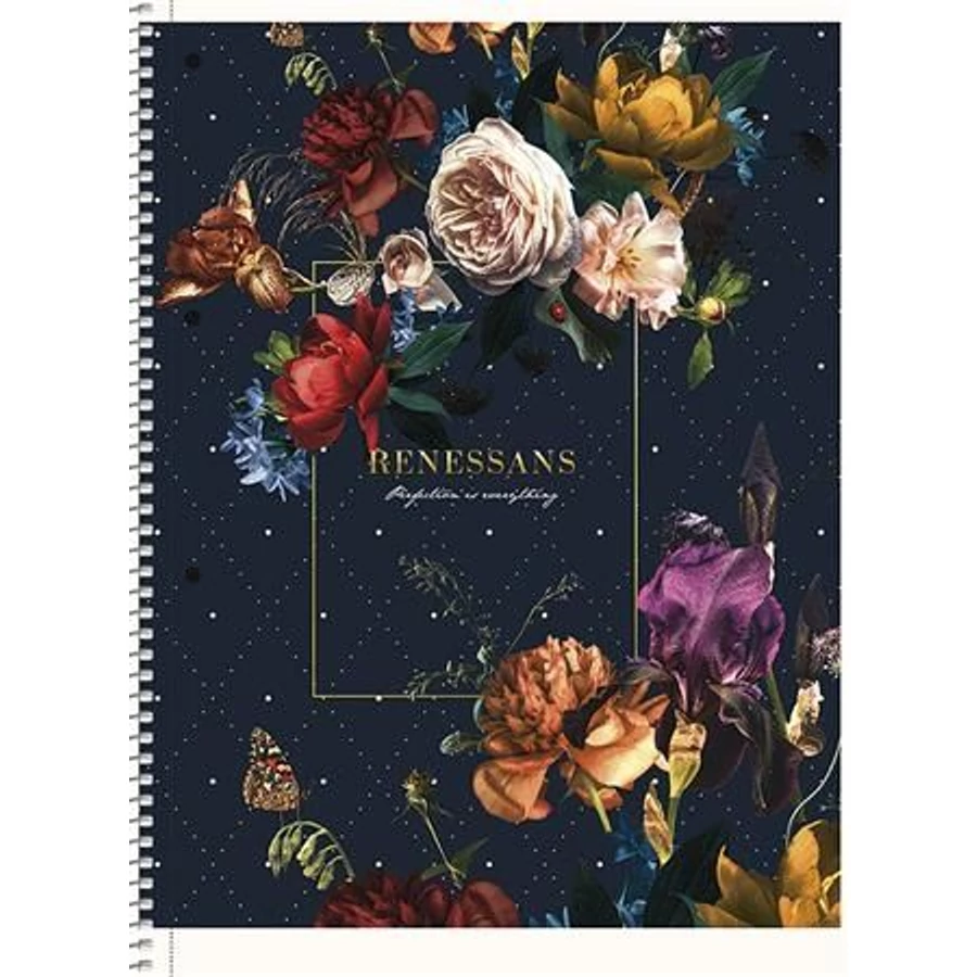 *51920 FÜZET A4+ spirál SHKOLYARYK kockás 80l