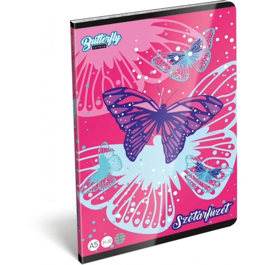 *52005 FÜZET A5 LIZZY szótár 31-32 Lollipop22