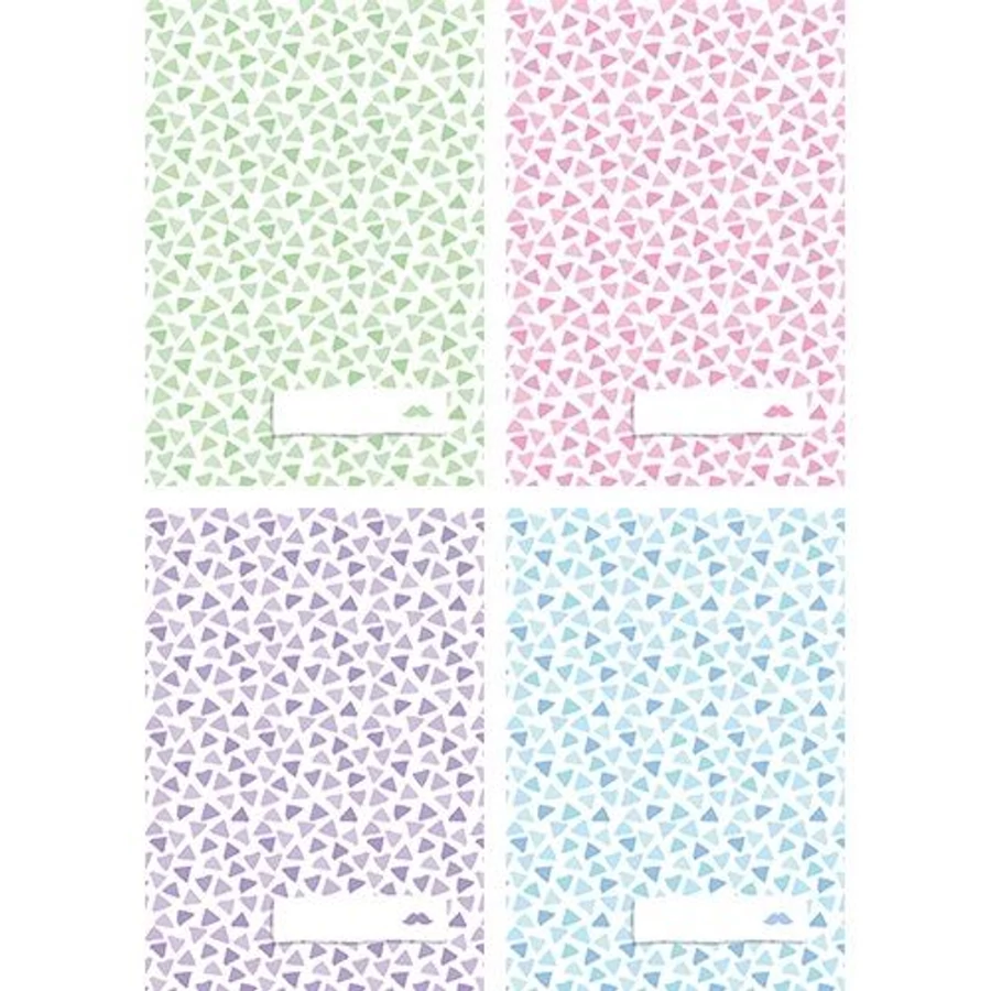 *52129 FÜZET A4 pd kockás 87-32 Pastel Mosaic*