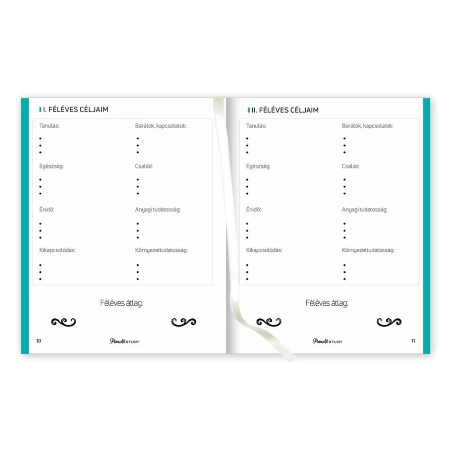 *52158 DIÁK TERVEZŐ B6 mini Mid-year Planall Study 2024/2025