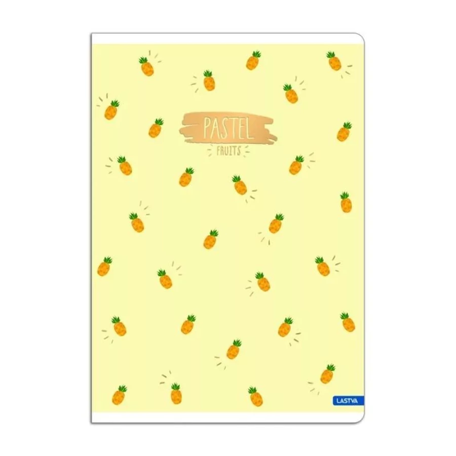 *52320 FÜZET A4 LASTVA kockás 52l. Pastel Fruits 33095