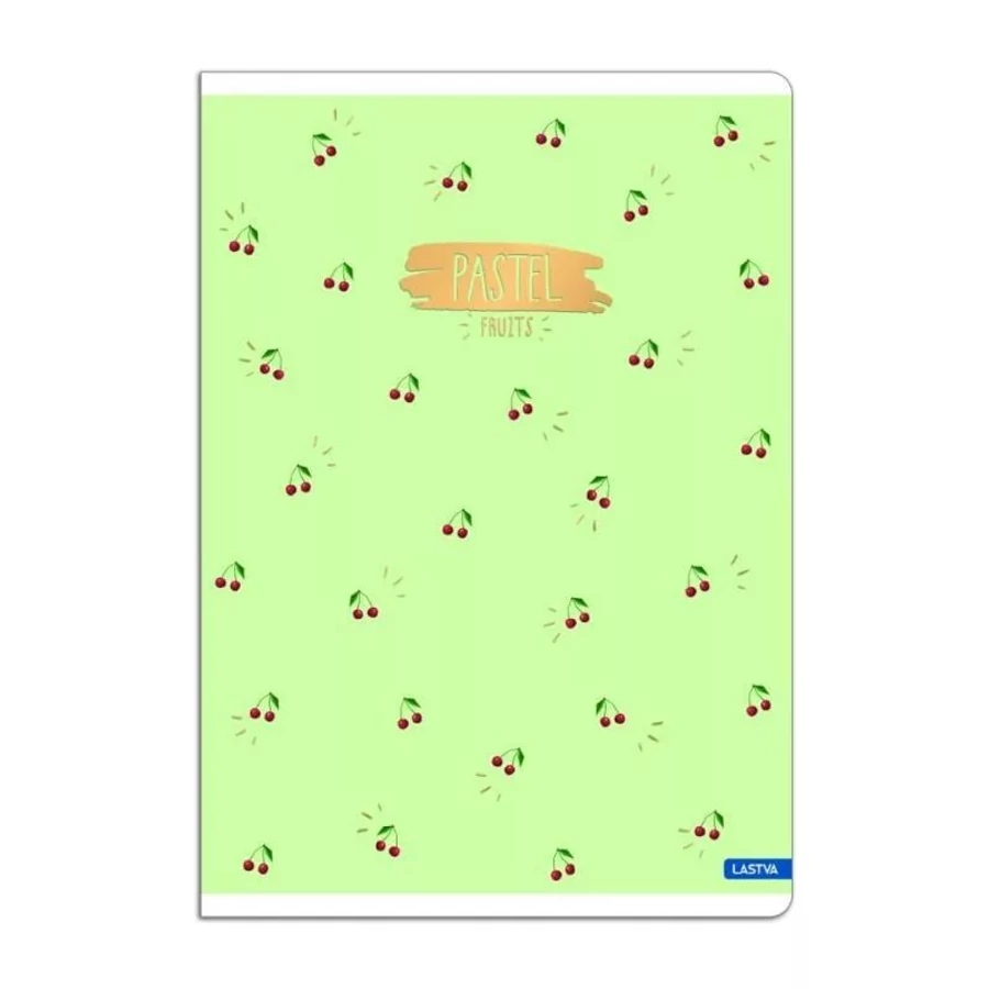 *52320 FÜZET A4 LASTVA kockás 52l. Pastel Fruits 33095