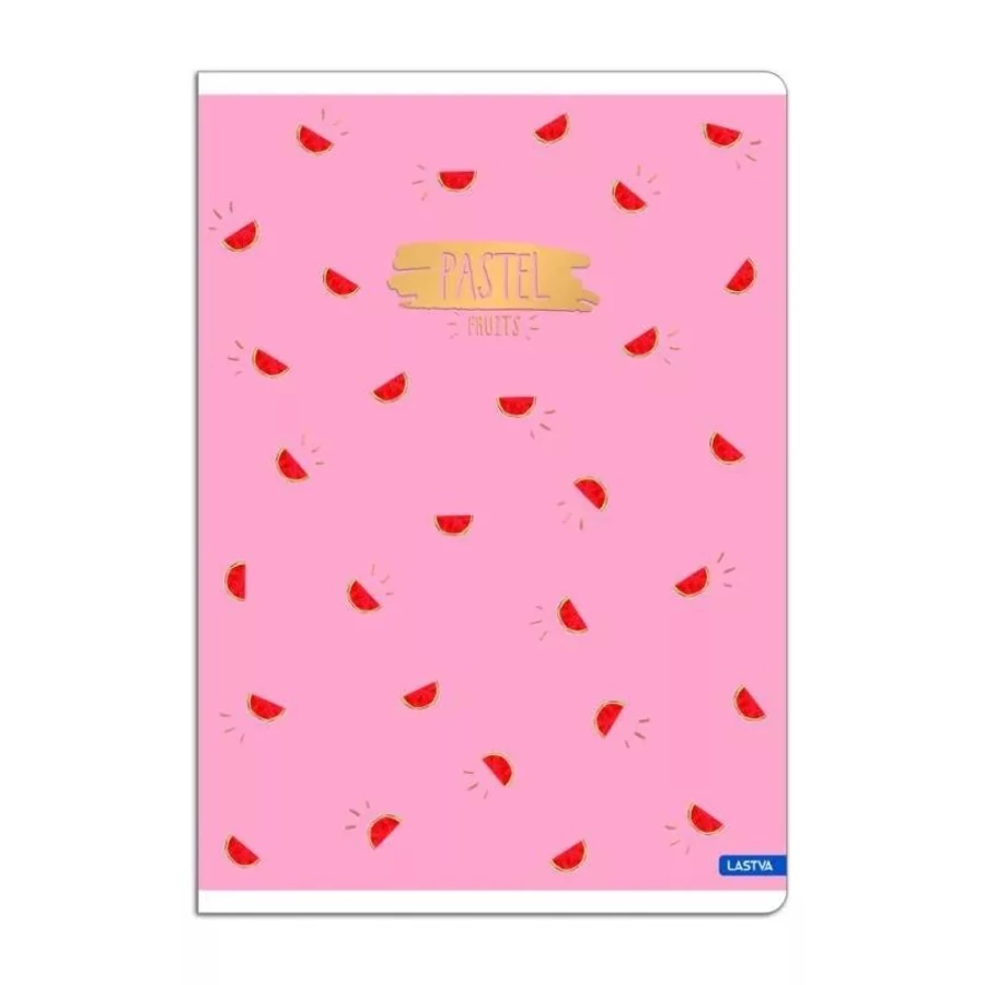 *52320 FÜZET A4 LASTVA kockás 52l. Pastel Fruits 33095