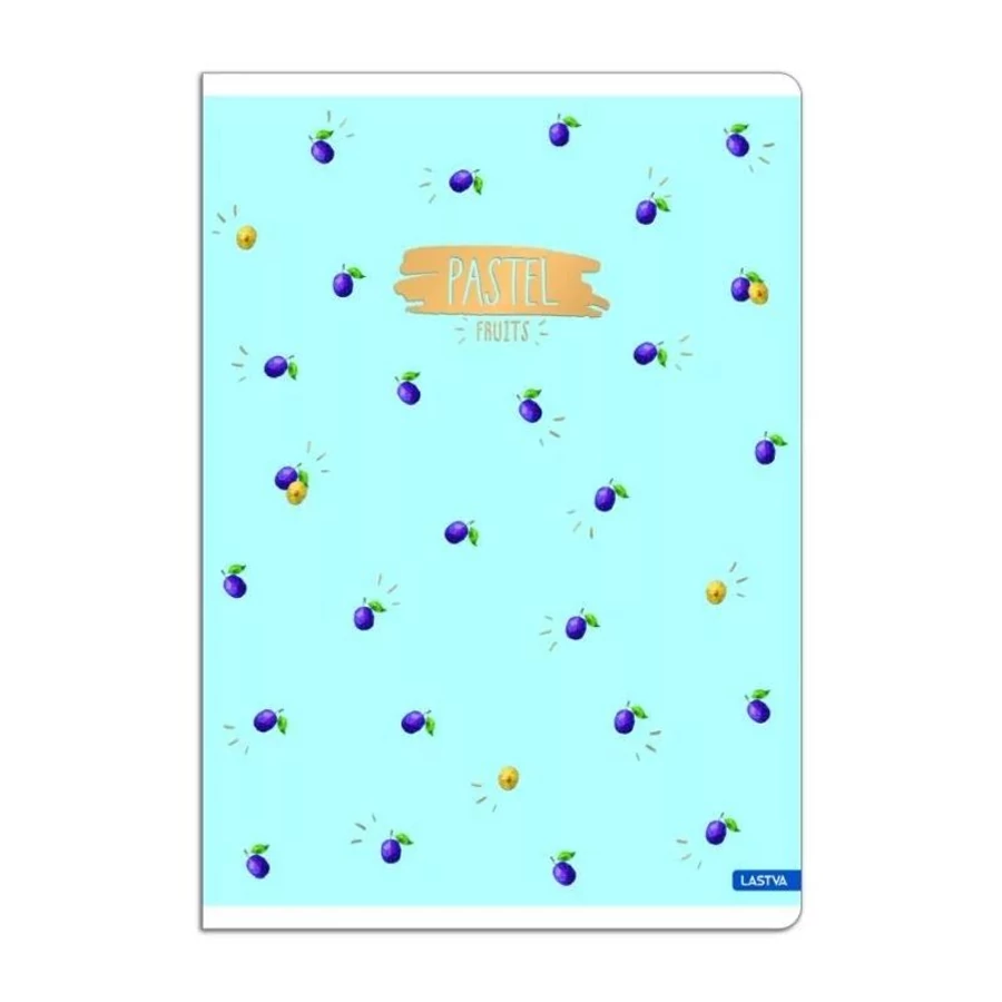 *52320 FÜZET A4 LASTVA kockás 52l. Pastel Fruits 33095