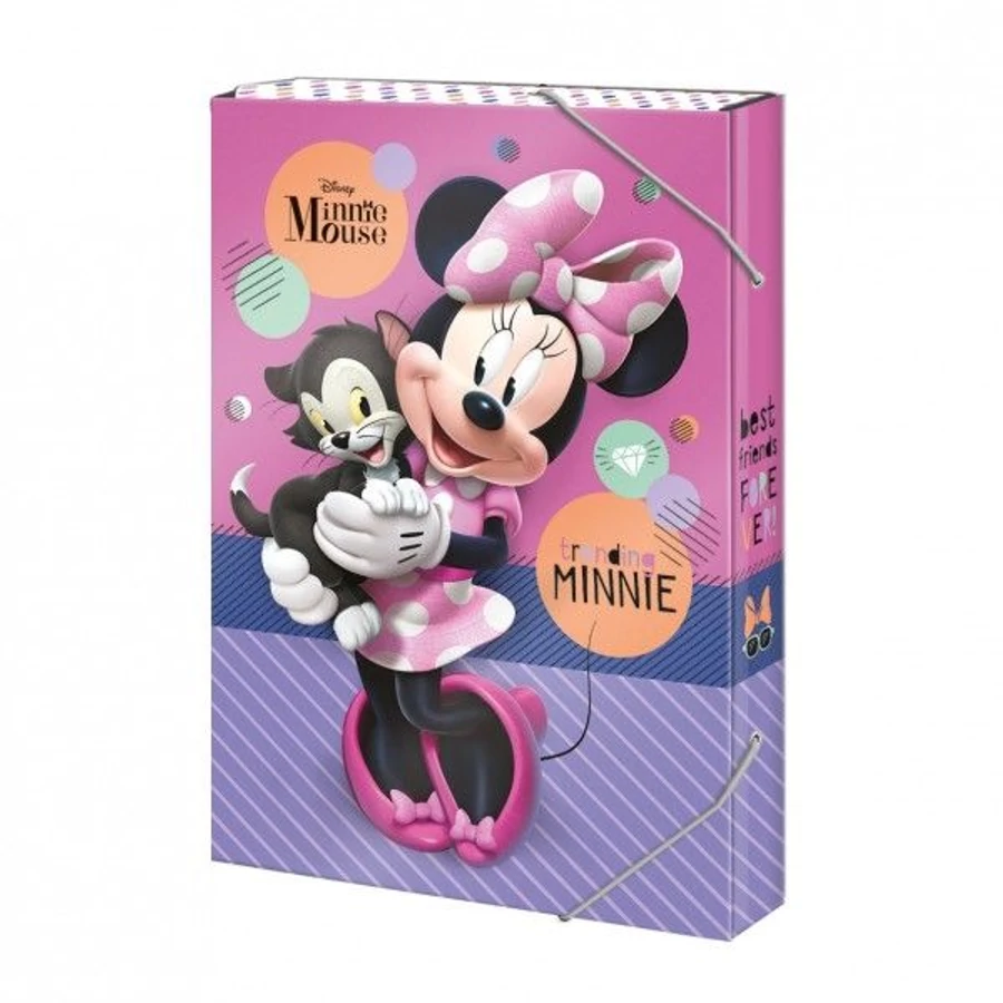*52543 FÜZETBOX A4 ARGUS Minnie/Mickey Mouse 1230-030.