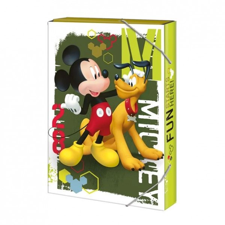 *52543 FÜZETBOX A4 ARGUS Minnie/Mickey Mouse 1230-030.