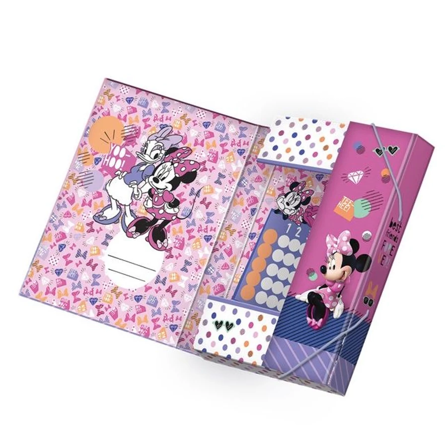 *52543 FÜZETBOX A4 ARGUS Minnie/Mickey Mouse 1230-030.