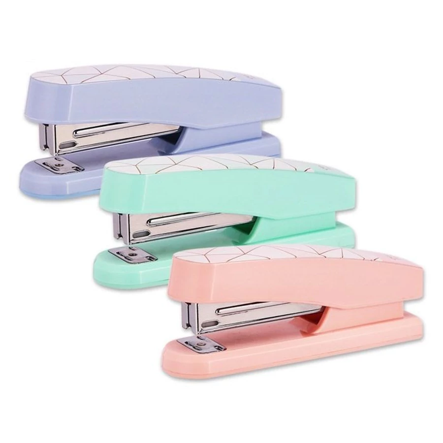 *52566 TŰZŐGÉP 24/6 DELI0402F  Macaron pasztell 25lap