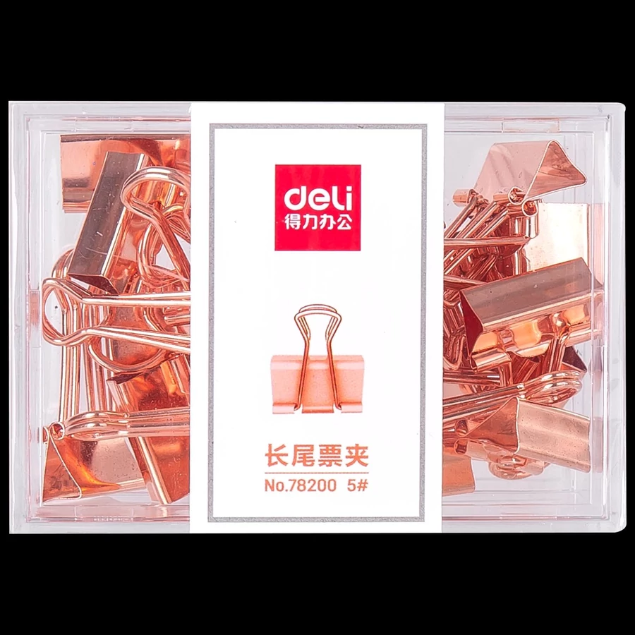 *52575 IRATCSIPESZ BINDER 19mm DELI Rose Gold 25db/dob